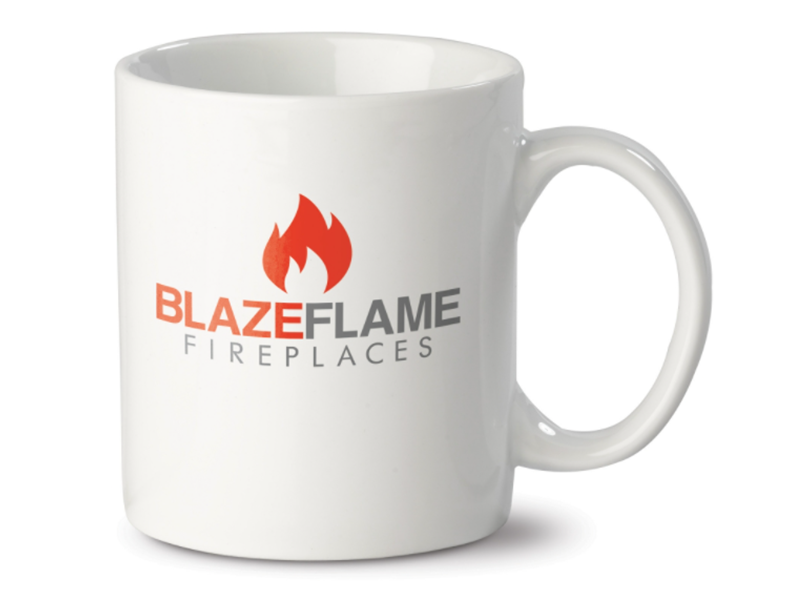 Bedrukte mok blazeflame