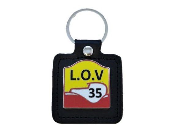 Metalen sleutelhanger lov