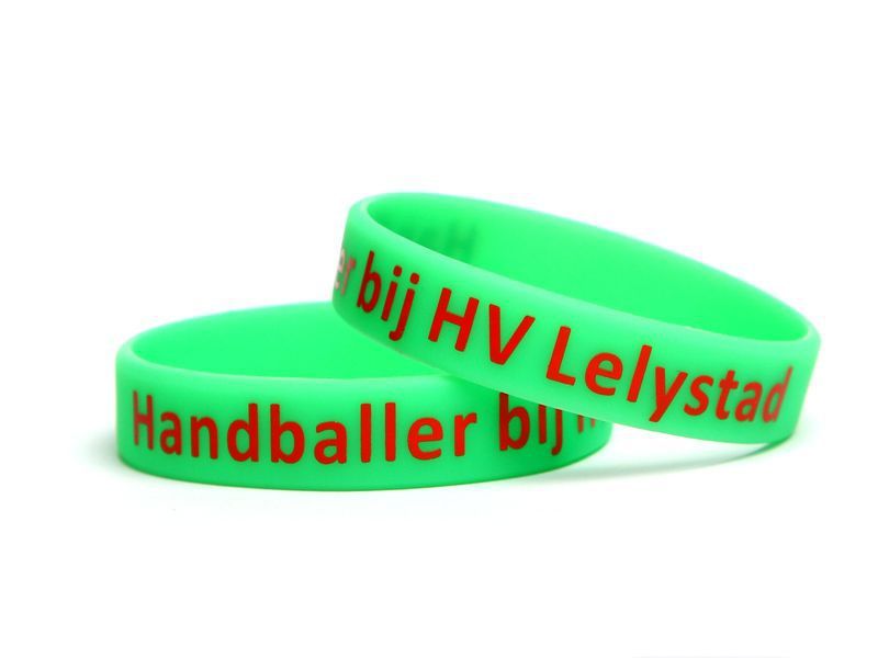 2 gepersonaliseerde print polsbandjes handballer