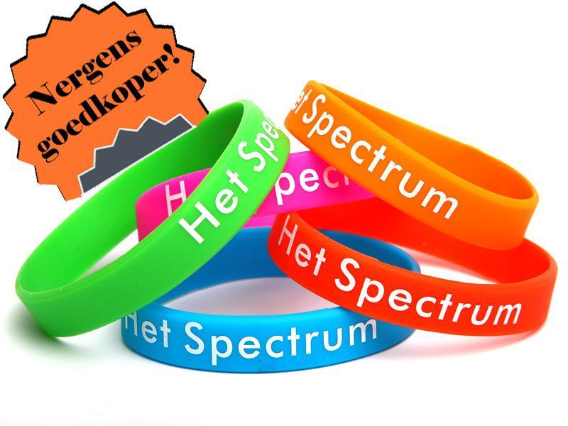 5 gepersonaliseerde print polsbandjes het spectrum nergens goedkoper