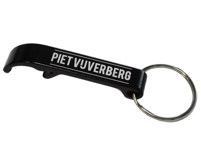 Gepersonaliseerde flesopener met sleutelhanger