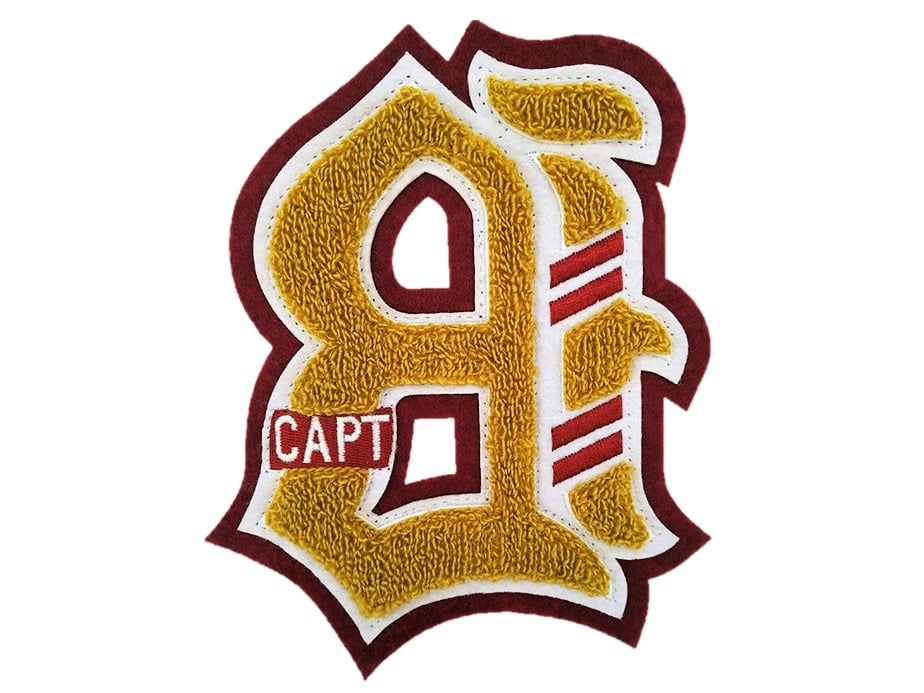 Badstof / vilten embleem captain