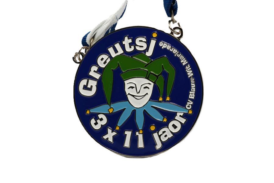 Gepersonaliseerde emaille medaille greutsj