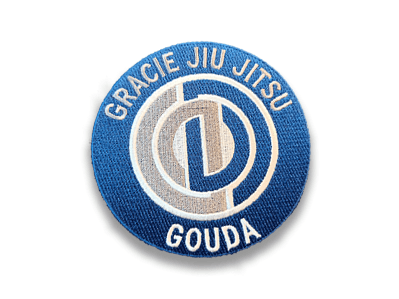 Geborduurd embleem jiu jitsu