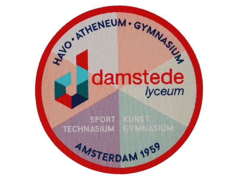 Geweven embleem damstede