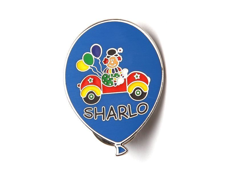 Gepersonaliseerde hard emaille pin sharlo