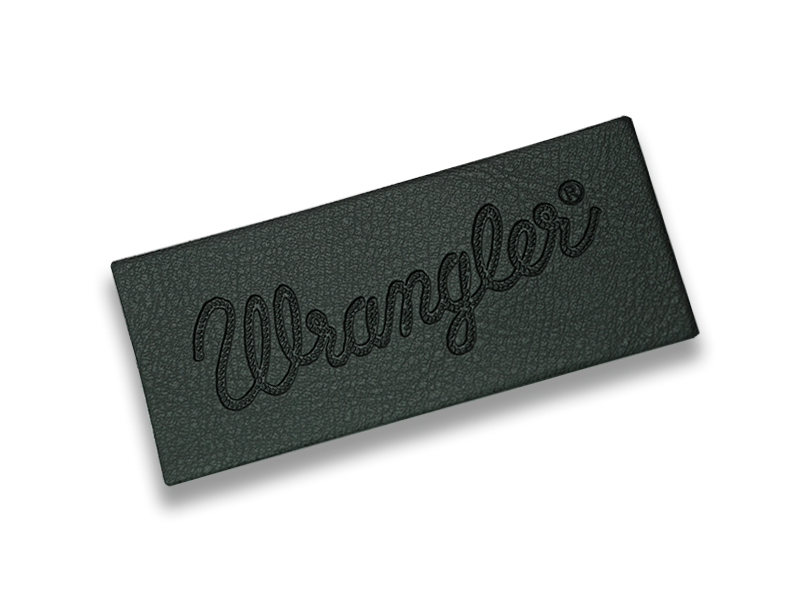 Leren label wrangler