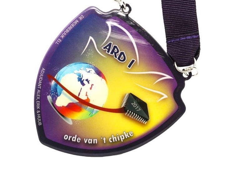 Gepersonaliseerde print medaille ard