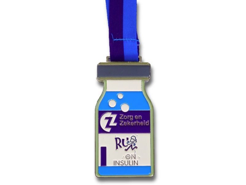 Gepersonaliseerde sportmedaille zorg en zekerheid