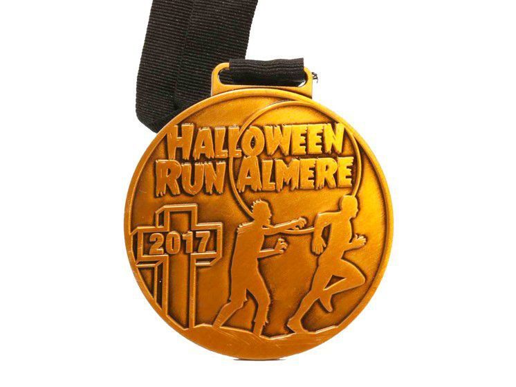 Gepersonaliseerde sportmedaille halloween run