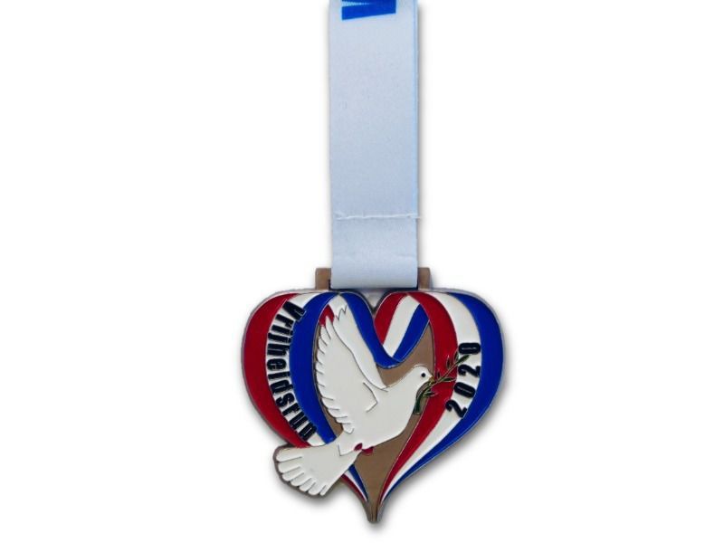 Gepersonaliseerde sportmedaille vrijheidsrun