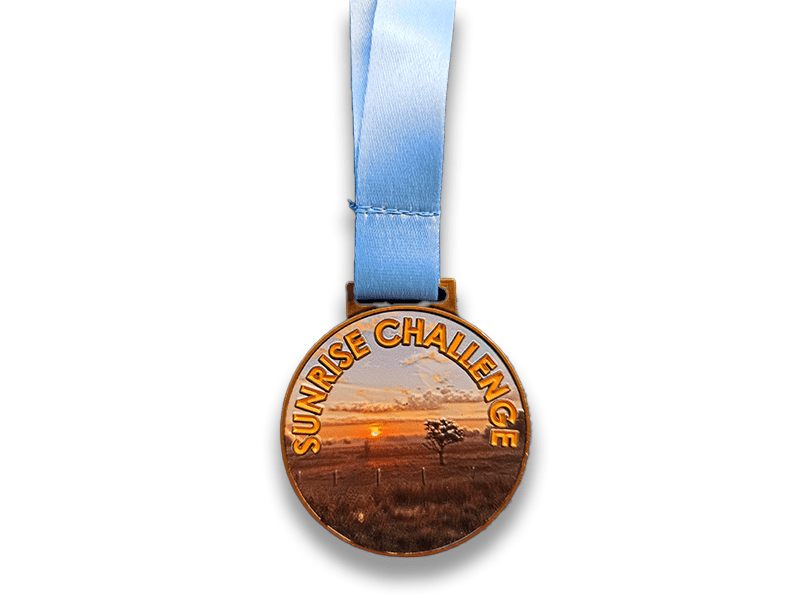 Sunrise challenge sportmedaille