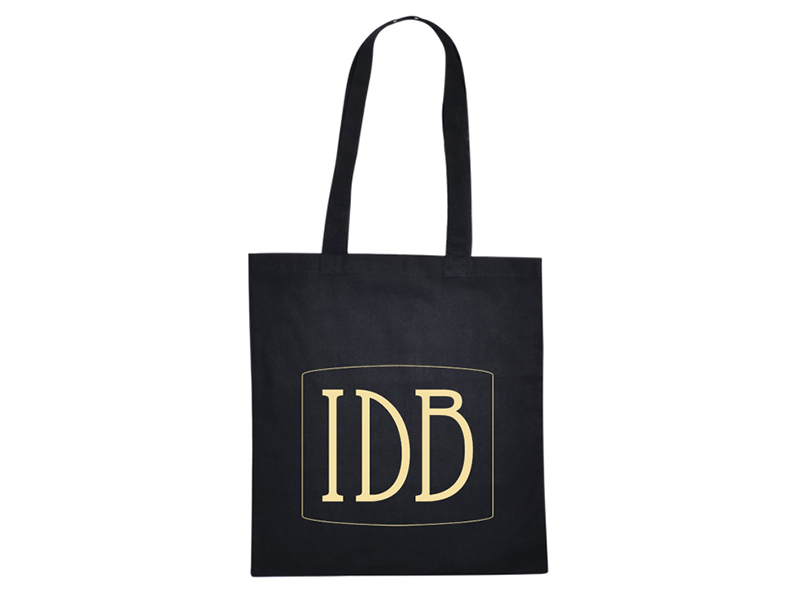 Bedrukte tote bag idb