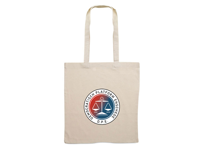 Bedrukte tote bag dpe