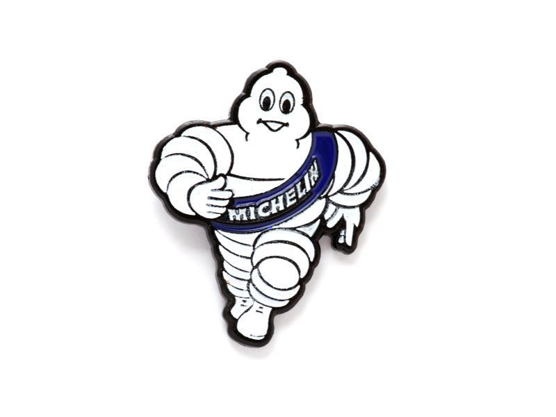 Gepersonaliseerde zacht emaille pin michelin